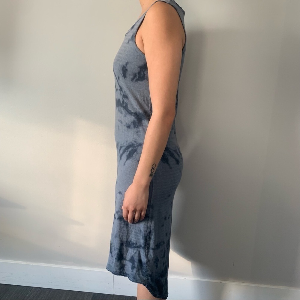 🌼 ROOTS Grey Tie-Dye Dress - Women’s Size Small 🌼 - Picture 4 of 14